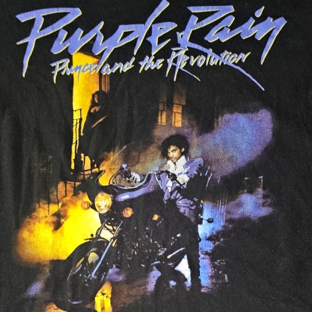 Prince Purple and Black Graphic Tee